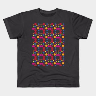 COLOURFUL CIRCULAR PATTERN Kids T-Shirt